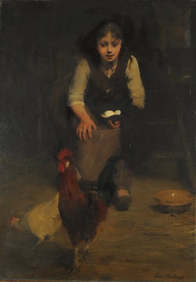 In the Henhouse by Louis Henri Deschamps